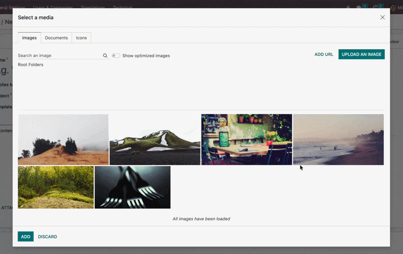 jerarquía de carpetas