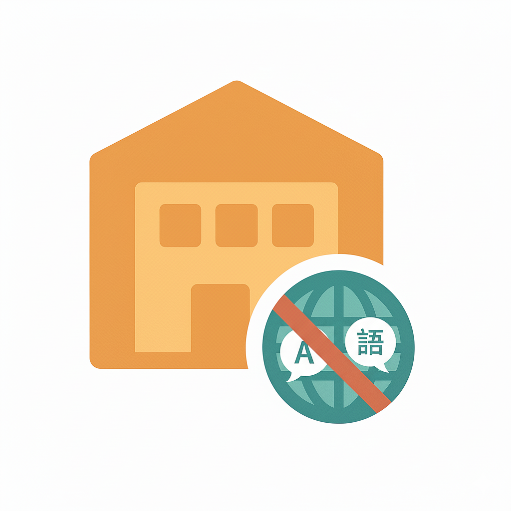 Product texts language restriction